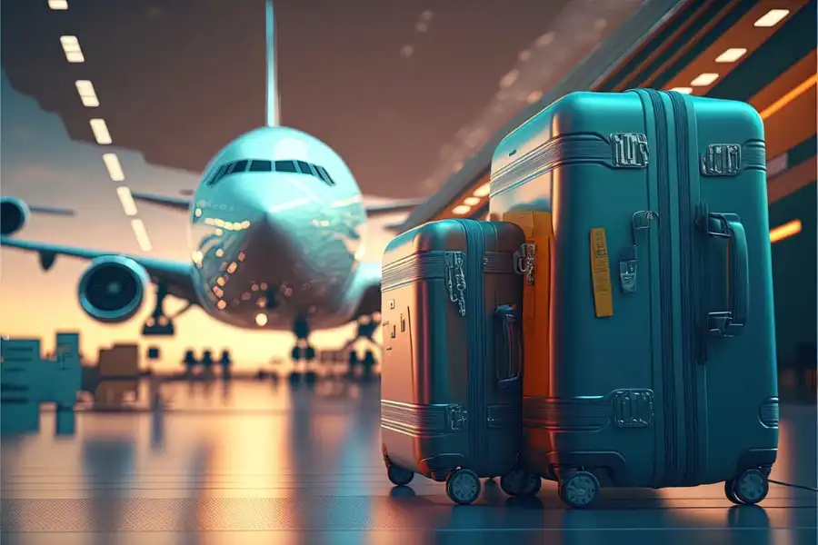 Executive transport solution for business travellers with suitcases